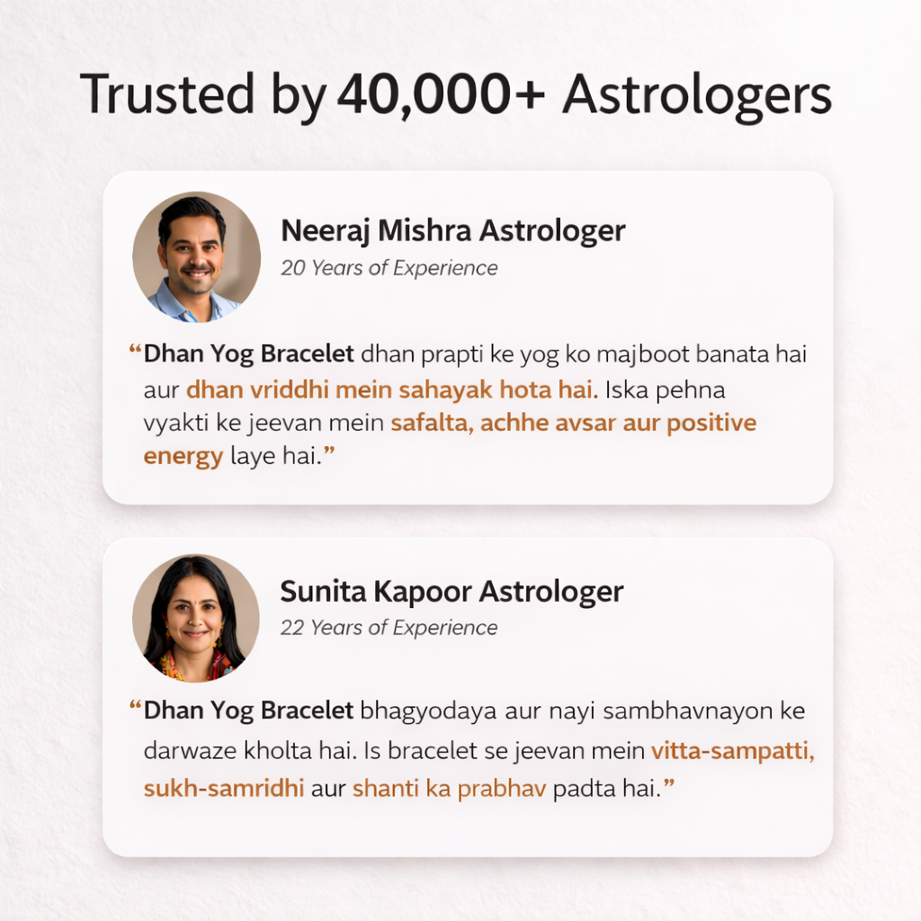 Rinmukteshwar Siddh Dhan Yog™ Bracelet (Pure Natural Stones)