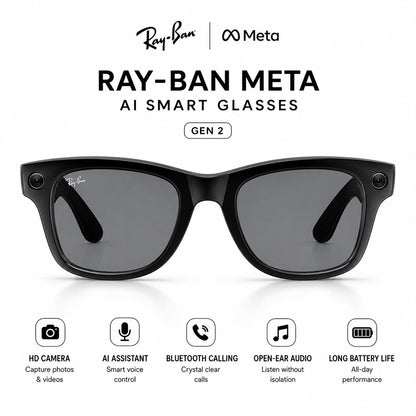 AI Smart Glasses (Gen 2) with night Vission, 12 Mp Camera & All Smart Features