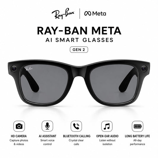 AI Smart Glasses (Gen 2) with night Vission, 12 Mp Camera & All Smart Features